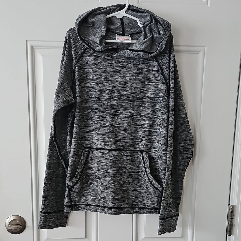 Hanna Andersson Play Active UV Hoodie Grey Black Size 140 Cm 10 US